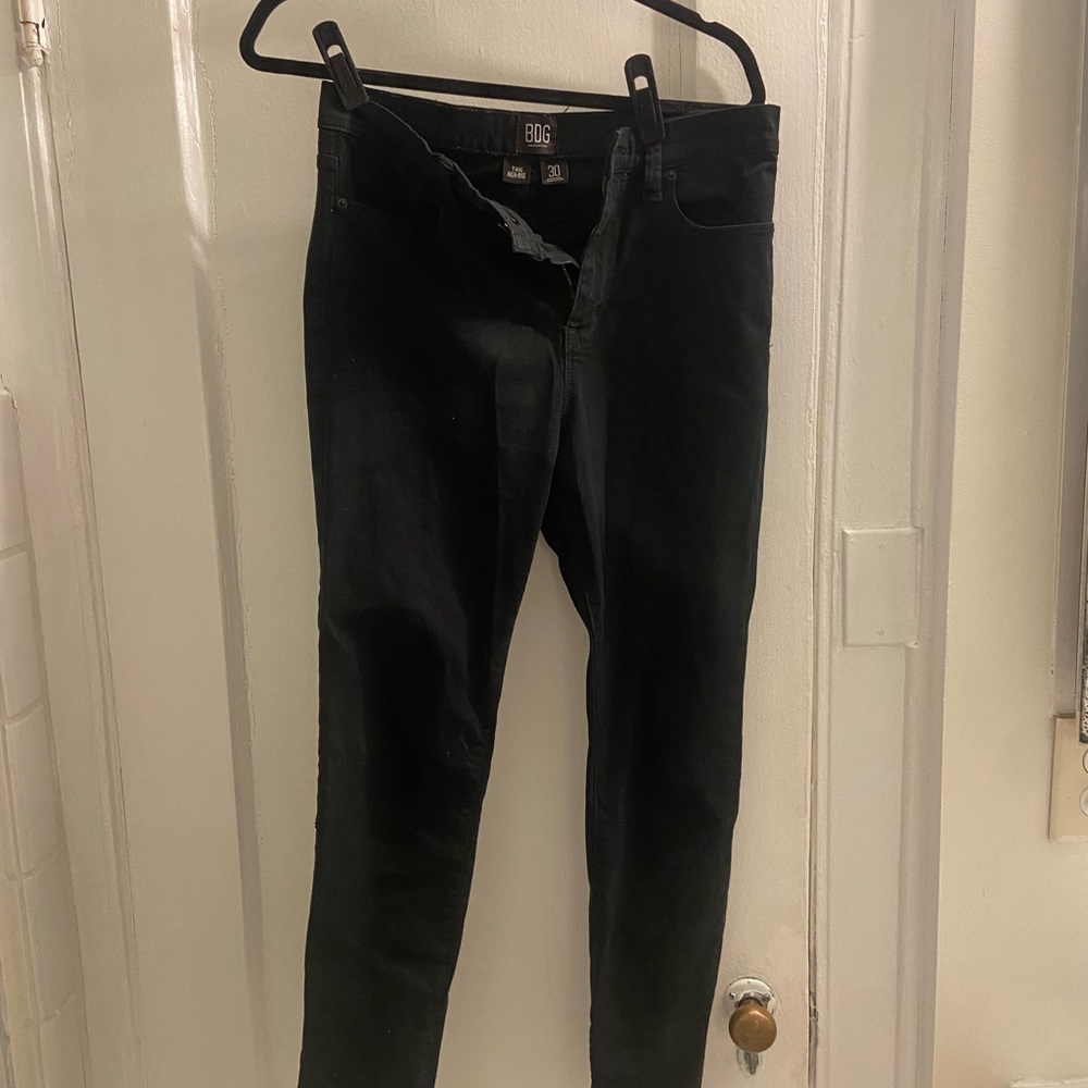 Black high rise jeans. Urban outfitters brand BDG. Size 30